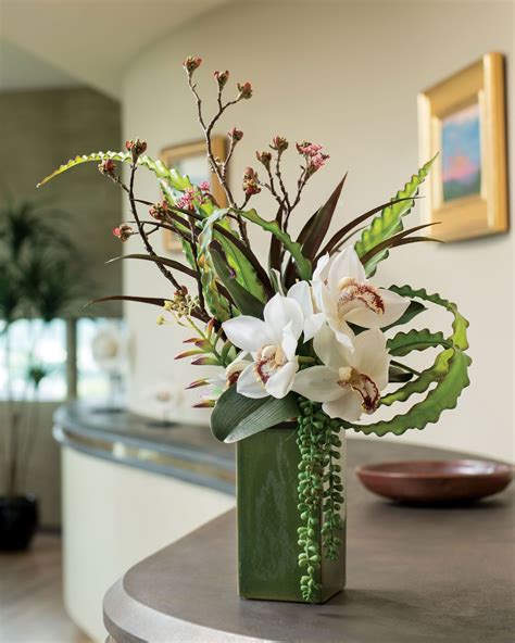 contemporary silk floral arrangements